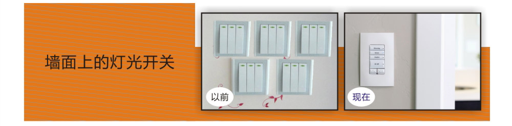 墻面上的燈光開關(guān)