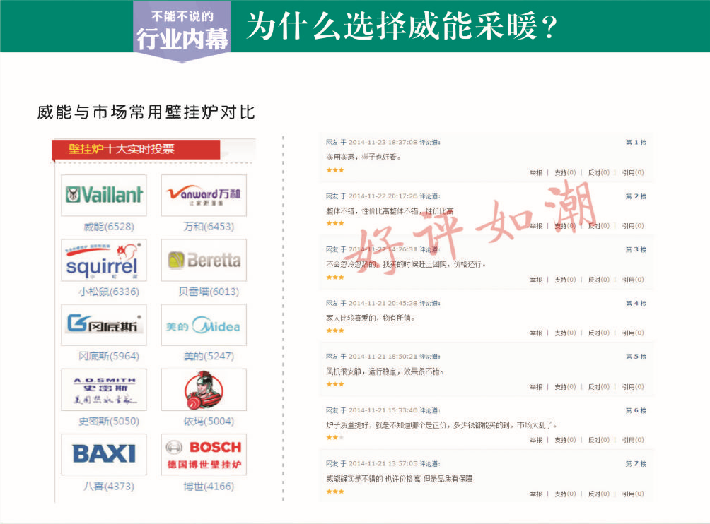 為什么選擇威能采暖